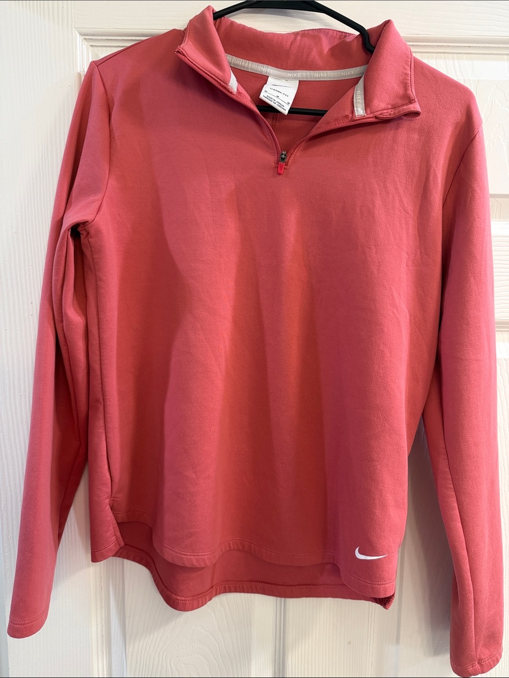Nike Coral Pink Half-Zip Pullover